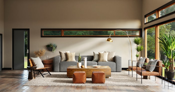 Warm wooden interior