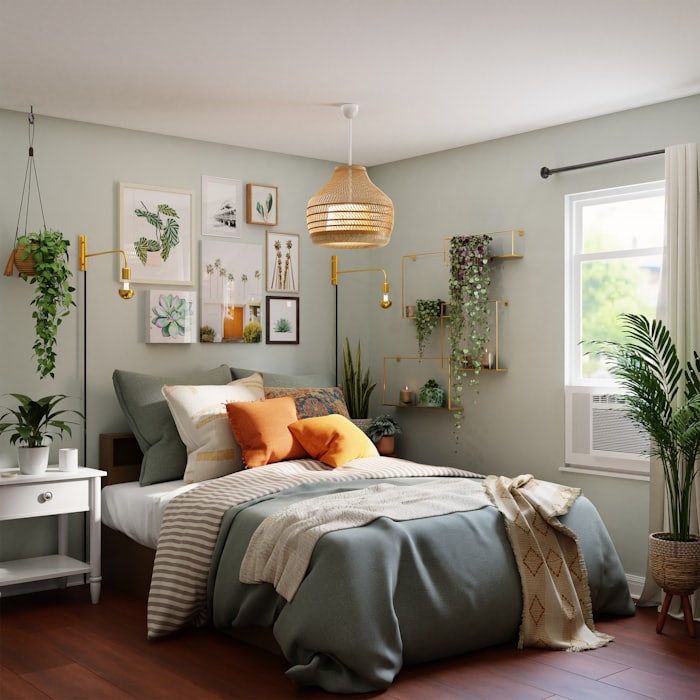 Warm wooden interior